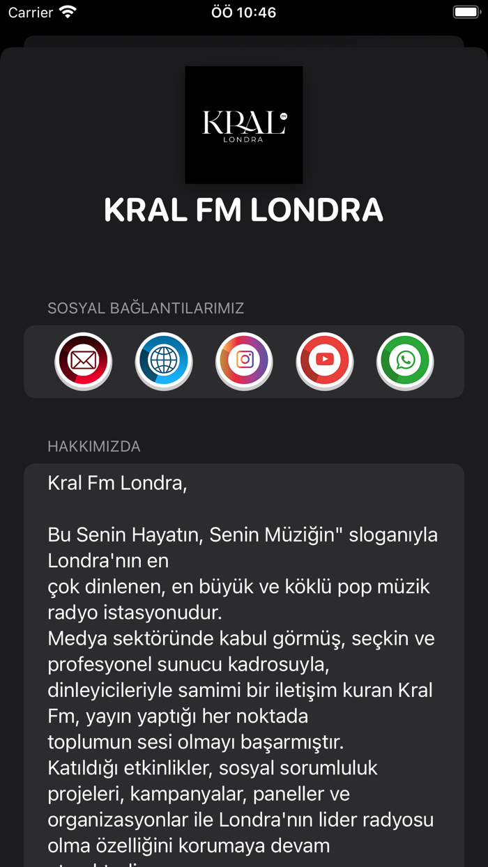 Kral Fm Londra - Radyo Dinle