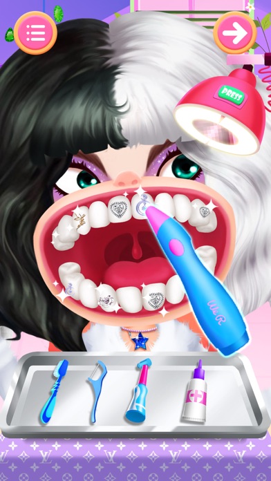 Dentist Bling Dentist Games Screenshot on iOS