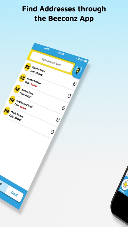 Beeconz: A Portable Address 4U screenshot-3