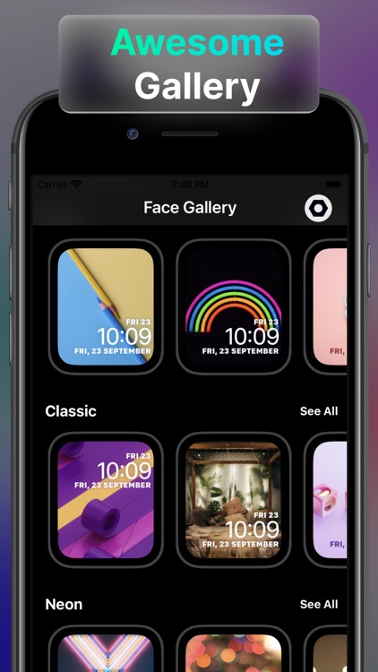 Watch Faces Gallery : Facet screenshot-5