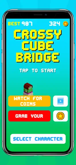 Game screenshot Crossy Cube Bridge: Poly 3D hack