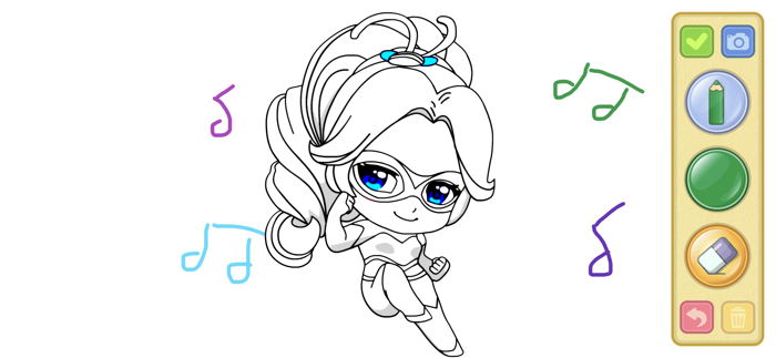 Ladybug Chibi Coloring