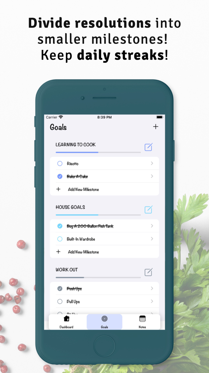 RSLTN Goal  Habit Tracker