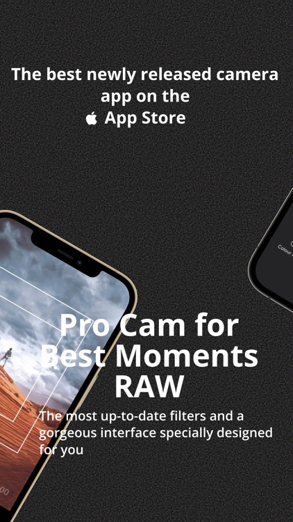 Pro Cam for Best Moments + RAW