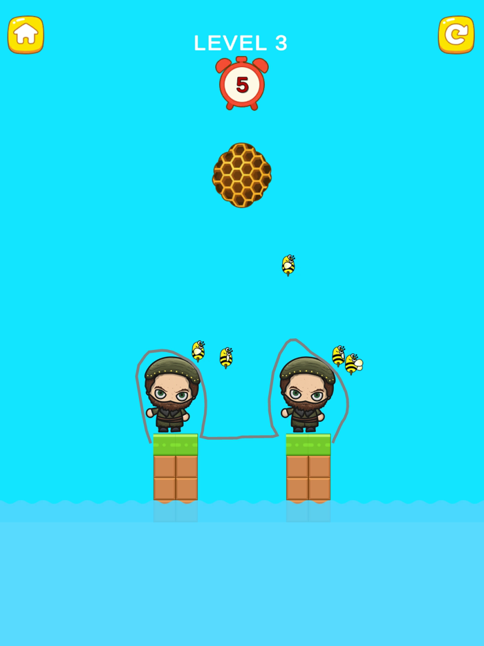 Bee vs Dog - Draw to Save Pets