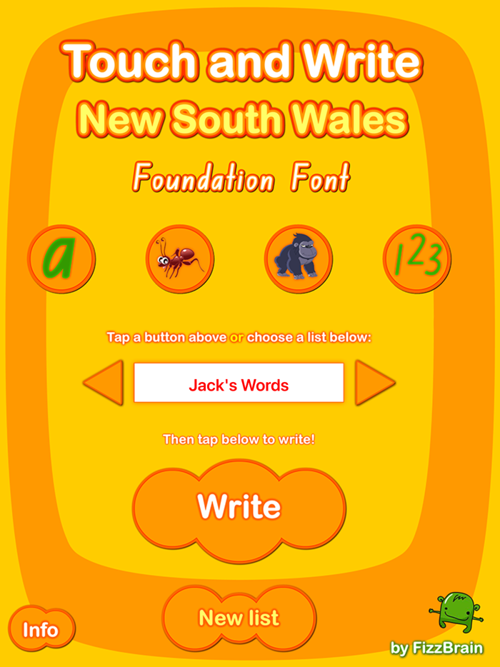Australian Touch and Write NSW