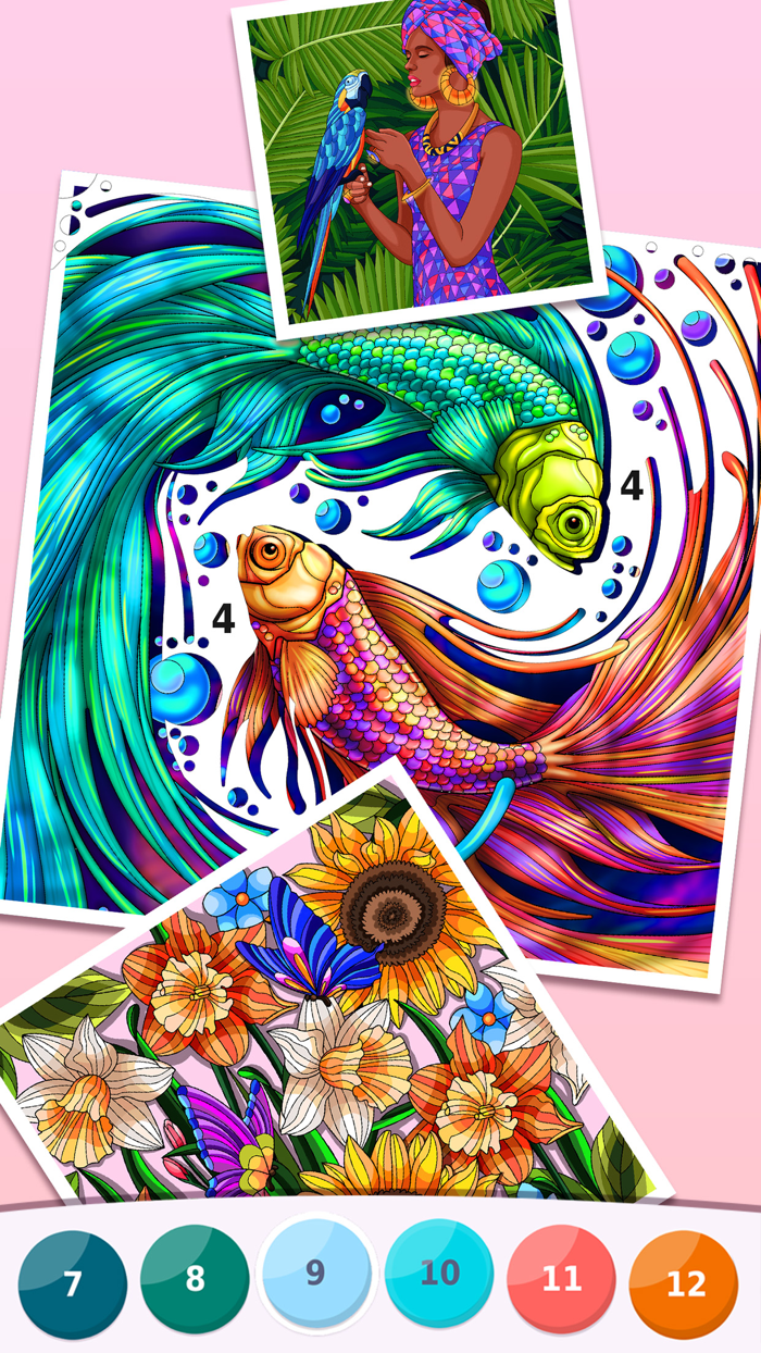 Relax Color by Number