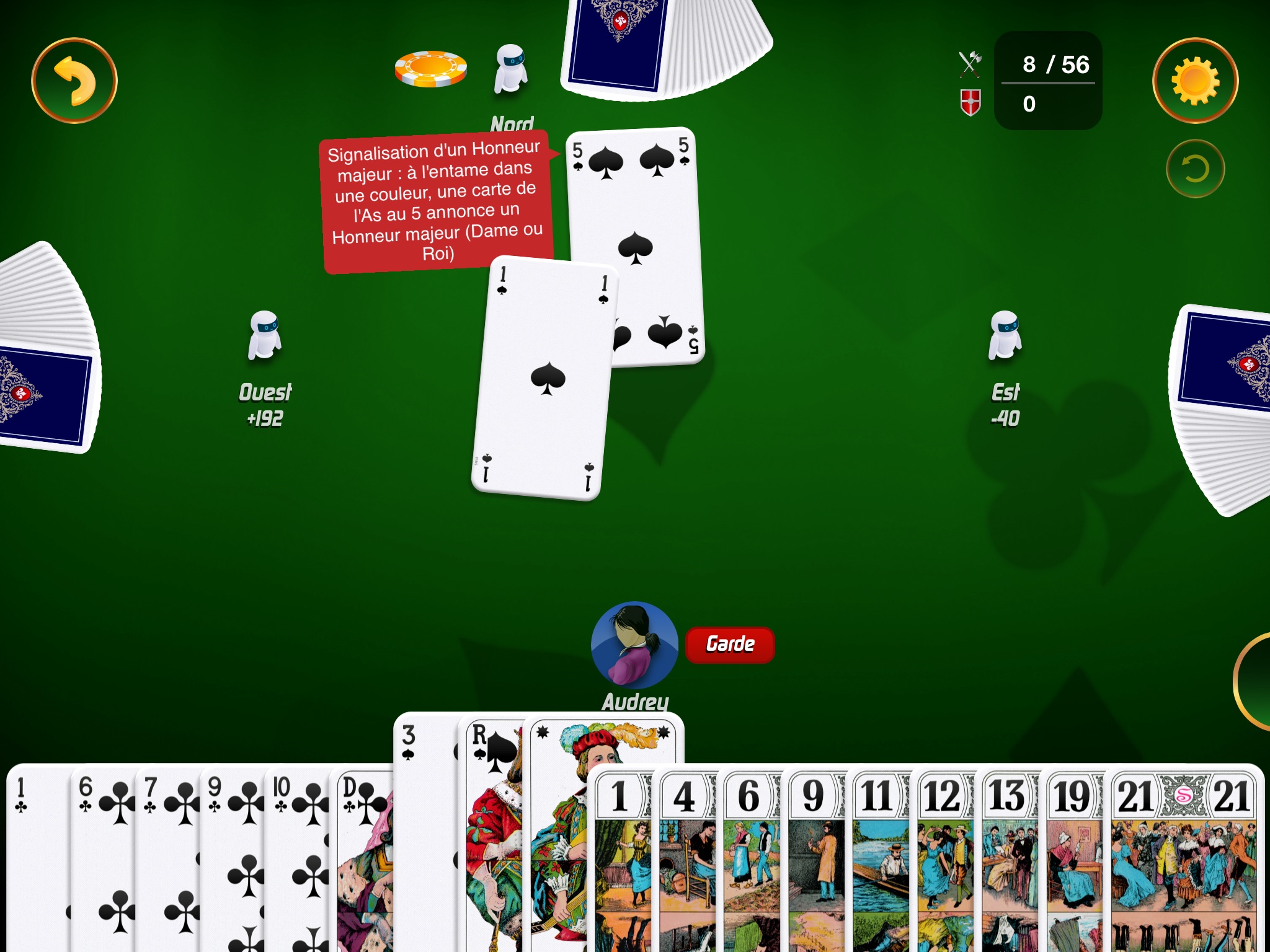 Jeu de Tarot SHUA v4 screenshot 2