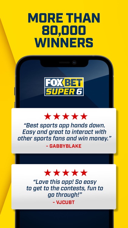 FOX Bet Super 6  App Price Intelligence by Qonversion