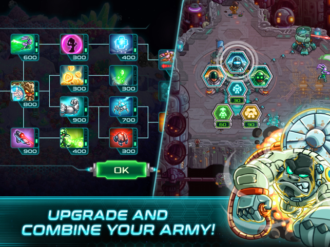 צילום מסך של משחק לא מקוון של Iron Marines: RTS