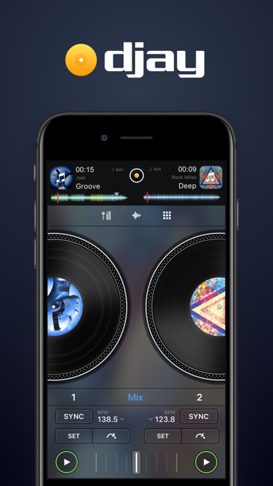 djay - DJ App & AI Mixer Screenshot