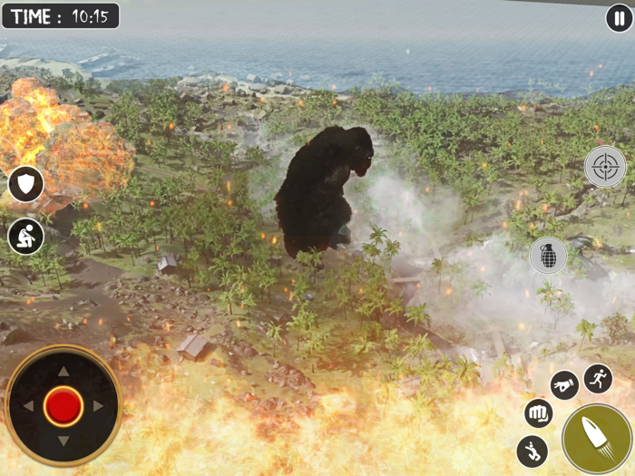 Giant Monster vs Gorilla Rush