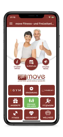 Game screenshot move Fitness- & Freizeitanlage mod apk