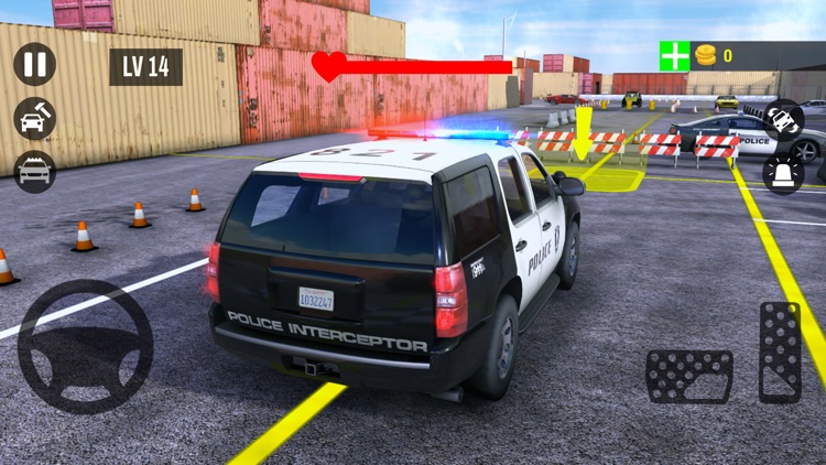 Police Car Parking Real Car screenshot-3