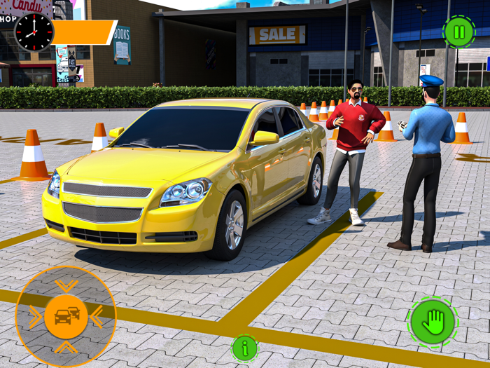 ที่จอดรถเกมขับรถจริง