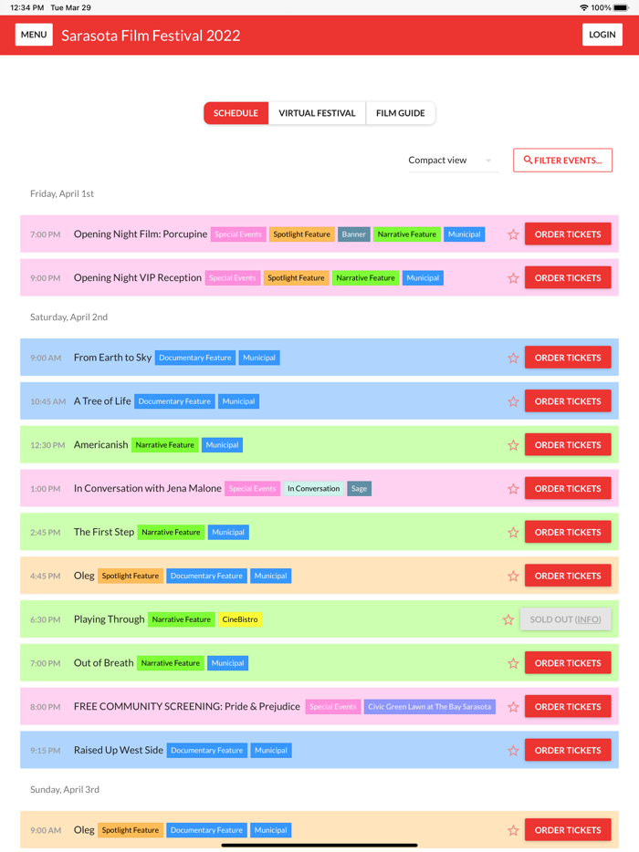 Sarasota Film Festival 2022