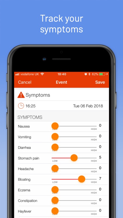 mySymptoms Food Diary screenshot-3