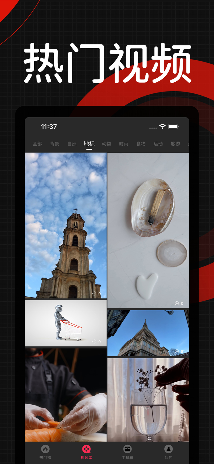 素材君-闪电素材视频库