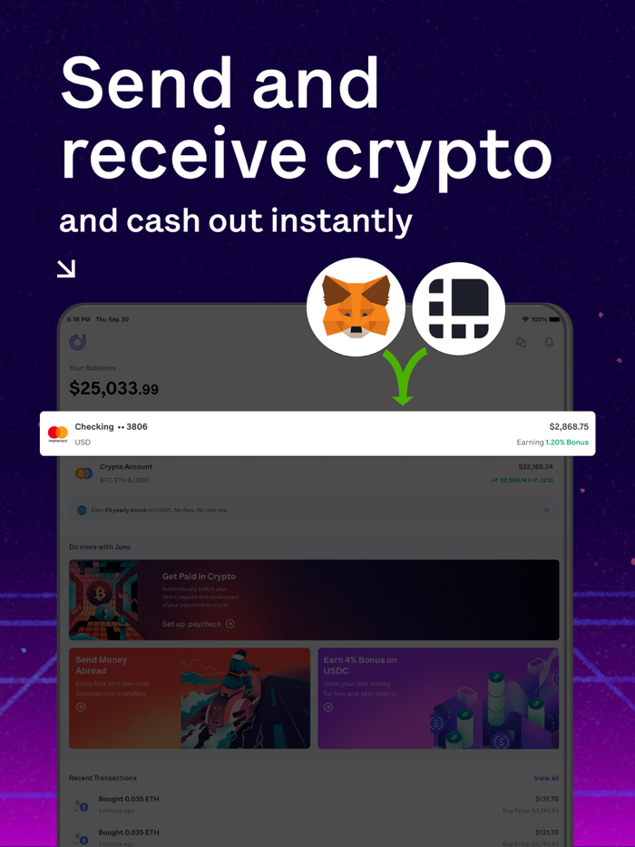 Juno - Buy Bitcoin, 0 Fees