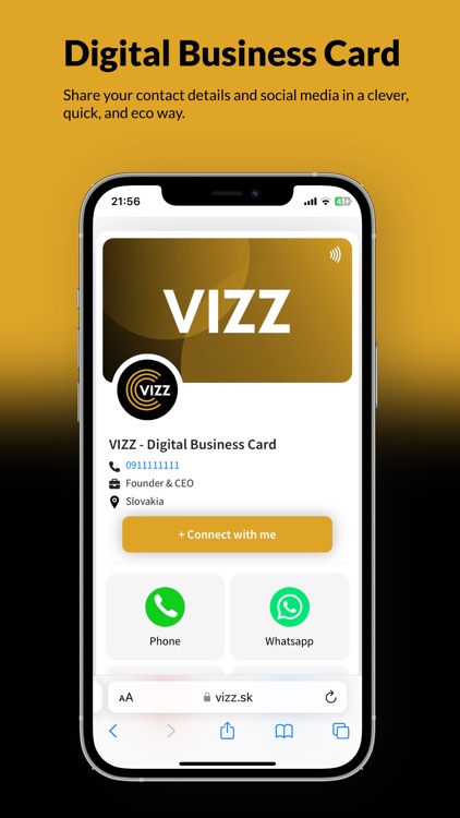 VIZZ - Digital Business Card screenshot-3