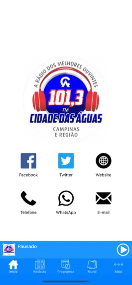 Game screenshot Rádio Cidade das Águas mod apk
