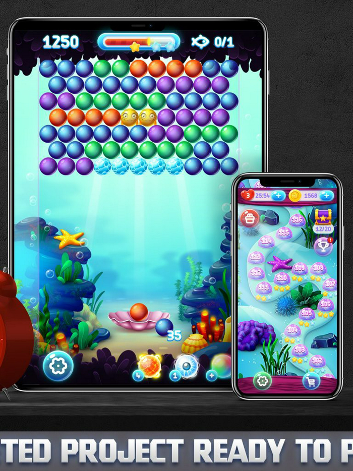Bubble Shooter Aqua