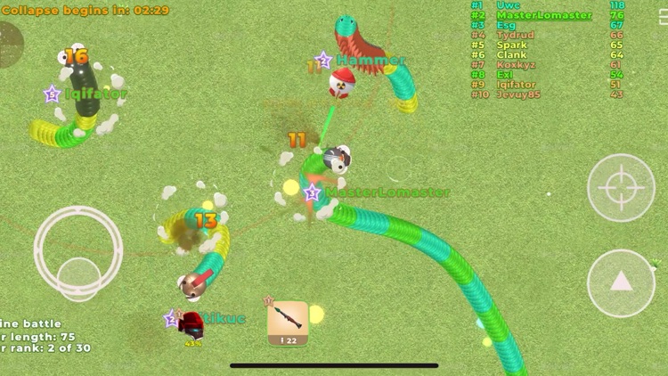 WarTails.io slither snake game screenshot-0