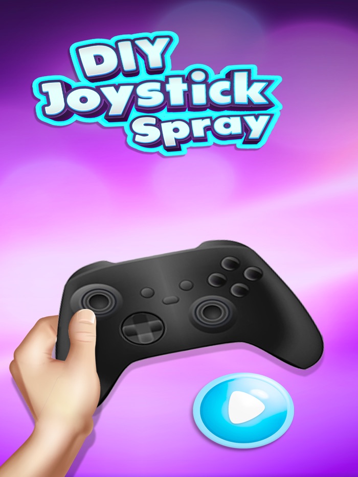 DIY Joystick Spray Paint Craft