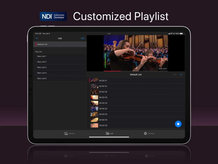NDI Player