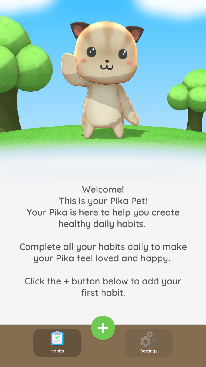 Pika Self Care Motivation Pet