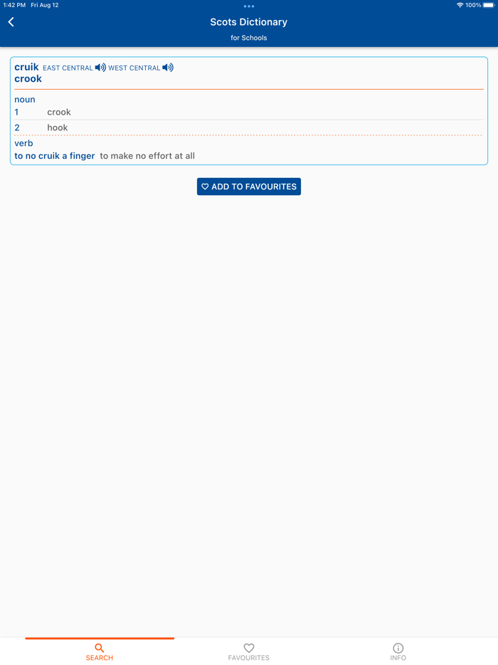 Scots Dictionary for Schools