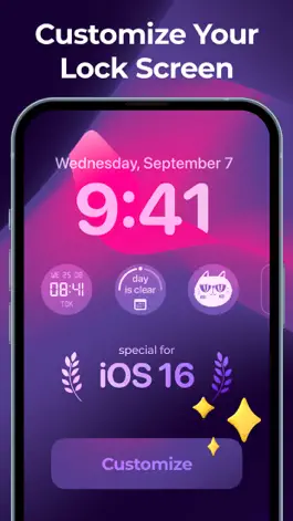 Game screenshot Lock Screen Widgets Aesthetic mod apk