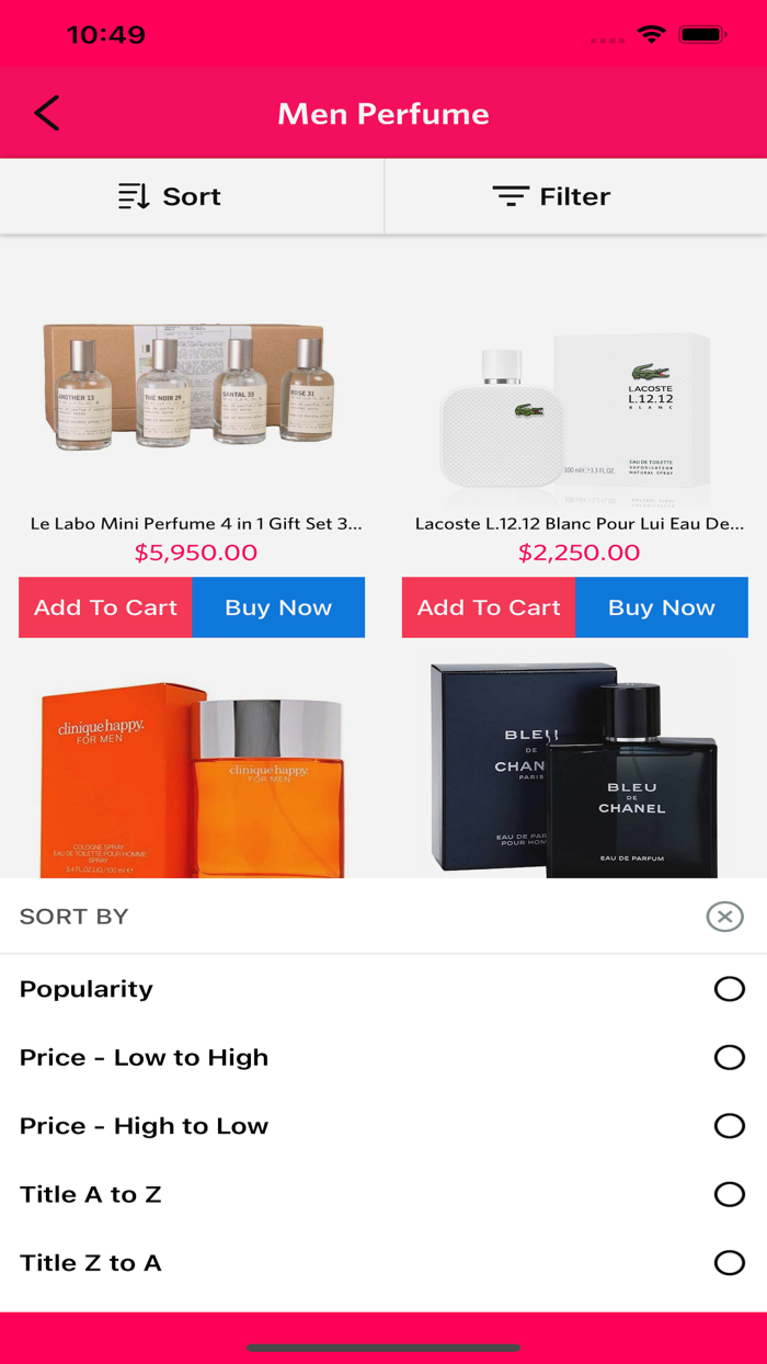 Imported Perfumes Philippines