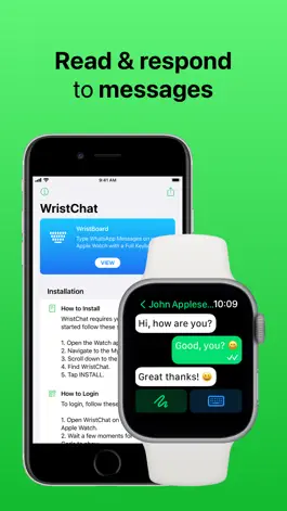 Game screenshot WristChat - App for WhatsApp apk