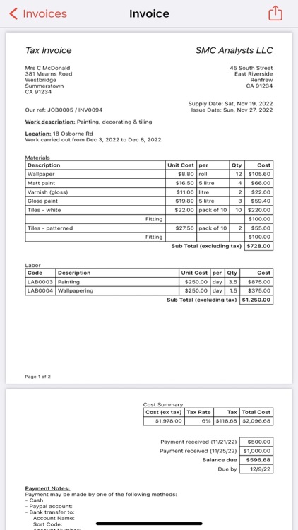 Invoice & Estimate App screenshot-6