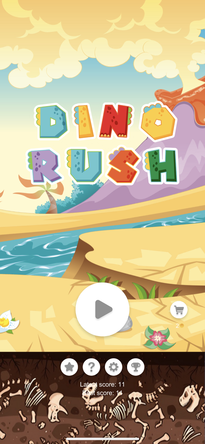 Dino Rush - Asteroid Attack