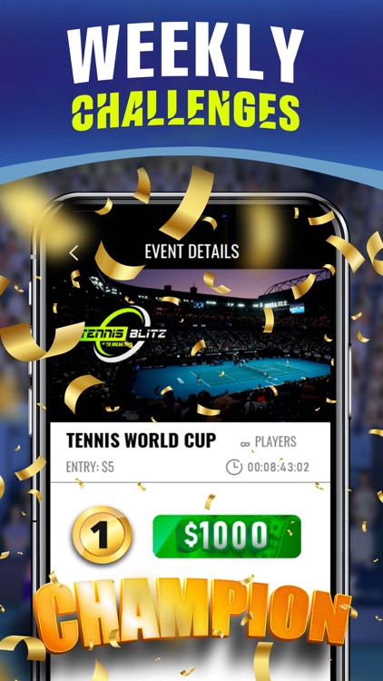 Tennis Blitz by Tie Break Tens screenshot-5