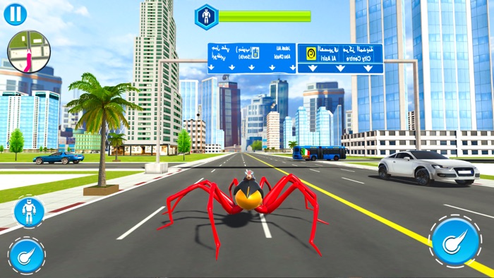 Spider Robot Car Games