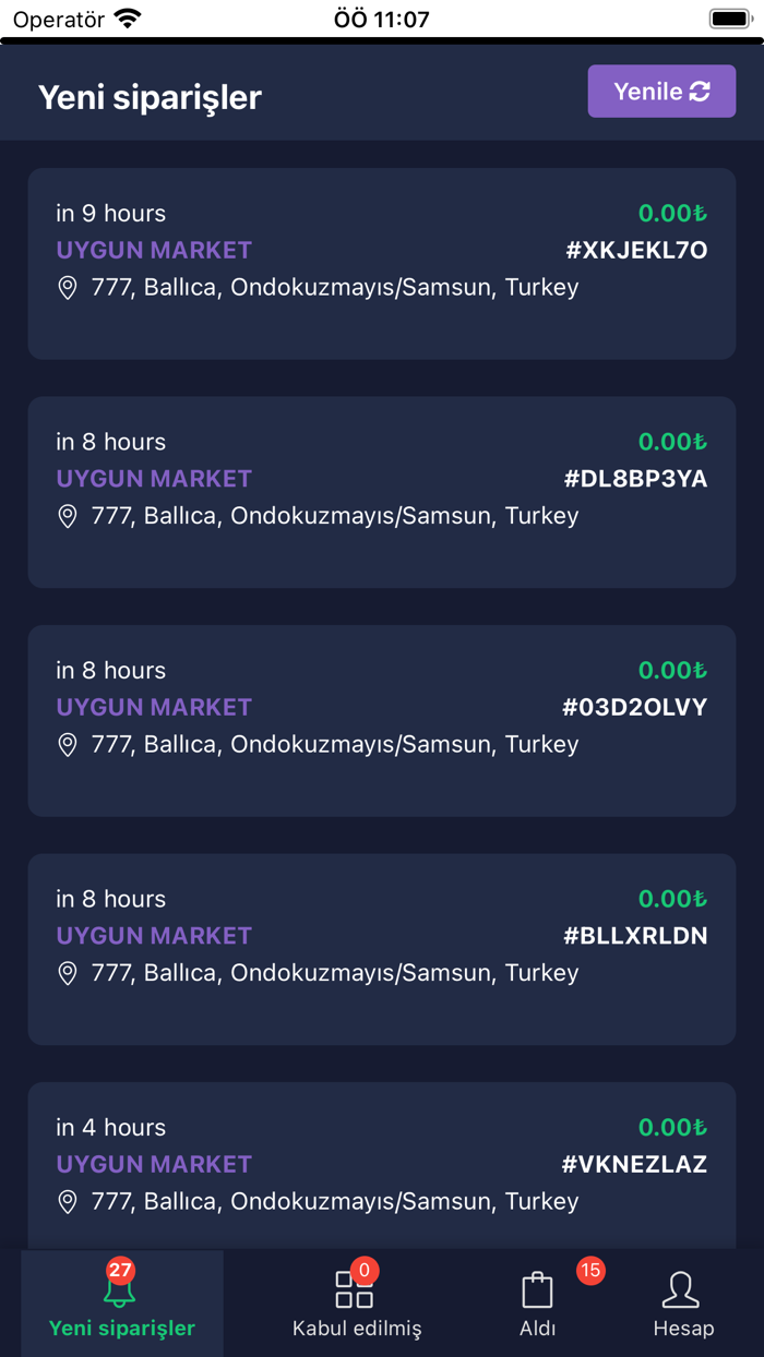 Kurye - Esnaf Kapimda