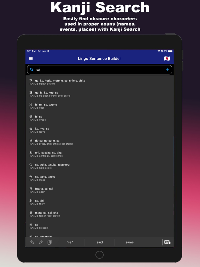 Lingo JP Japanese Romanization