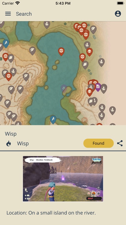 MapGenie: Arceus Map