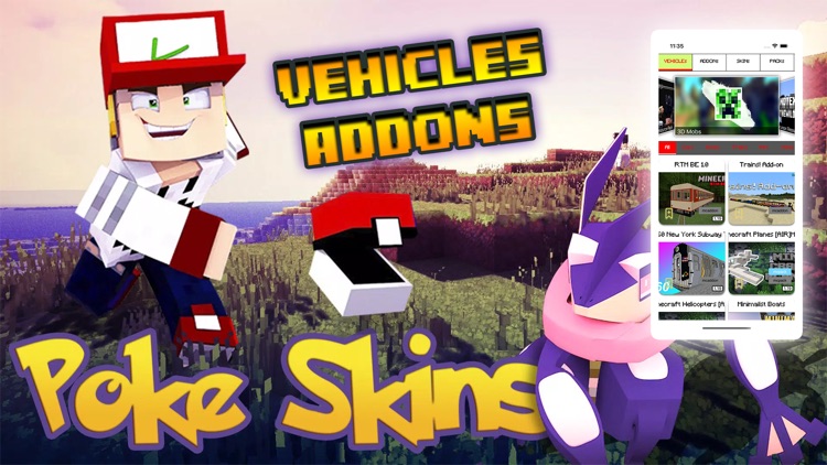 Poke Vehicle Mod Minecraft PE