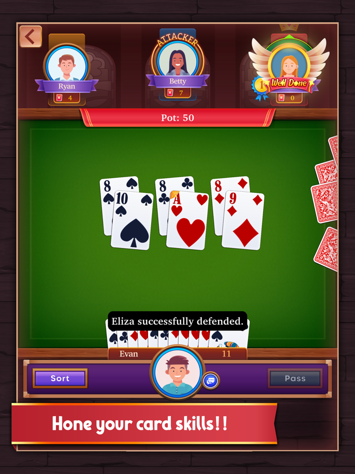 Durak Strategy Card Game