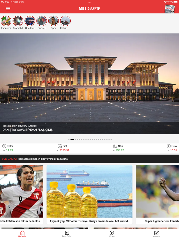 Milli Gazete Haberler