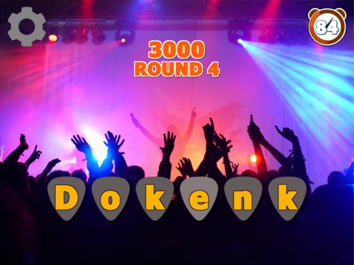 Classic Rockband Word Game