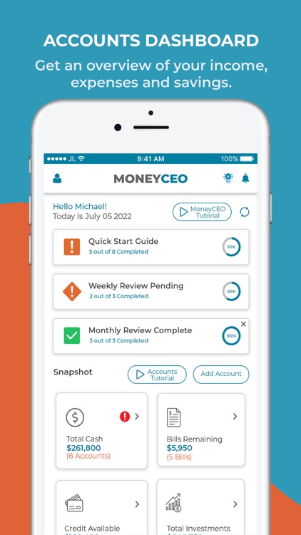 MoneyCEO: Personal Finance