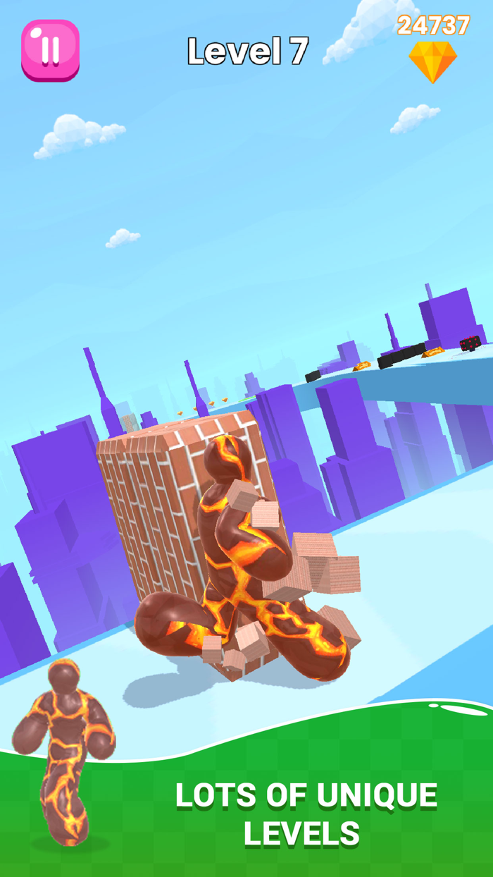 Jelly Runner Man - Bubble Hero