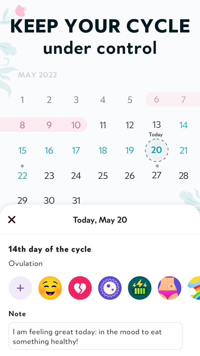 My Period  Cycle Tracker