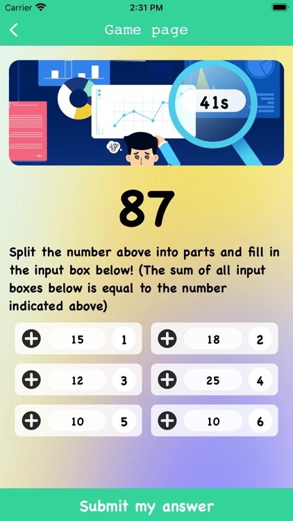 Split The Numbers Challenge