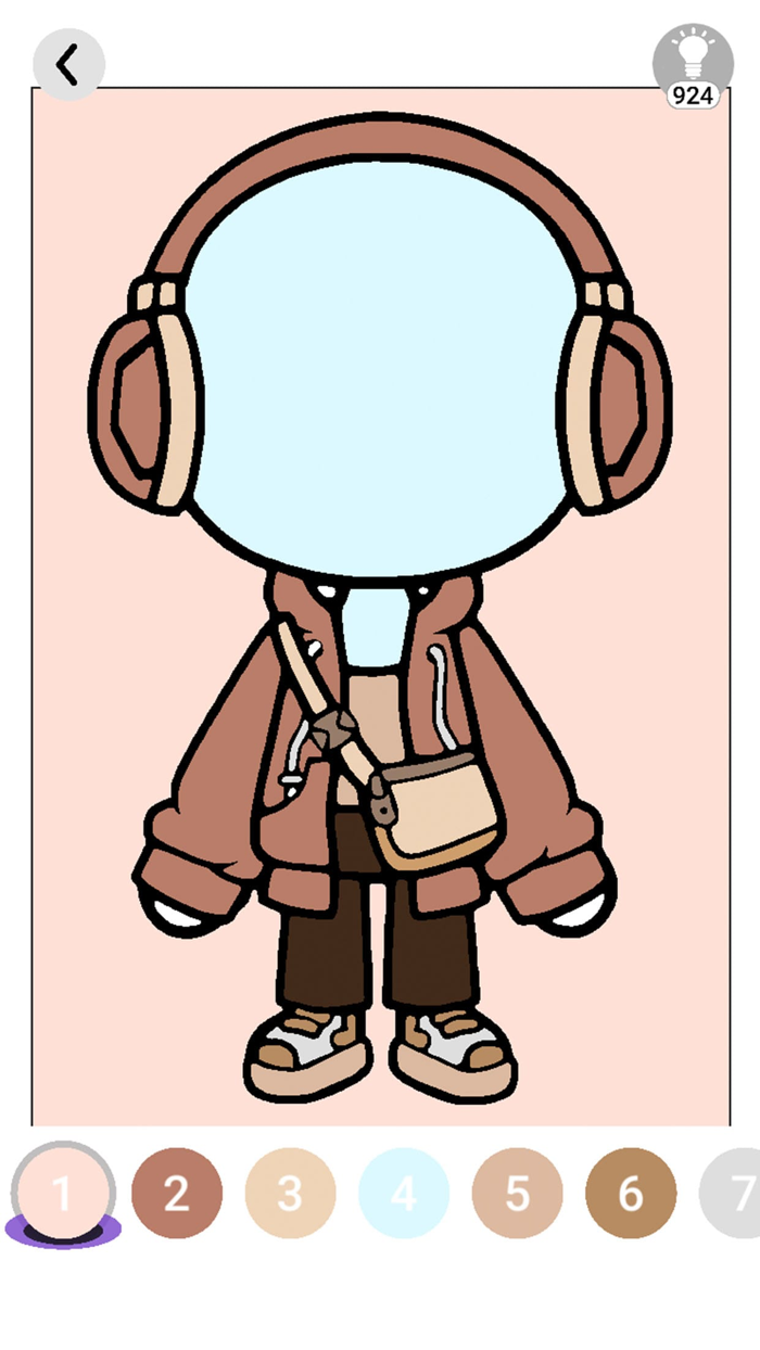 Toca Coloring - Outfit Ideas